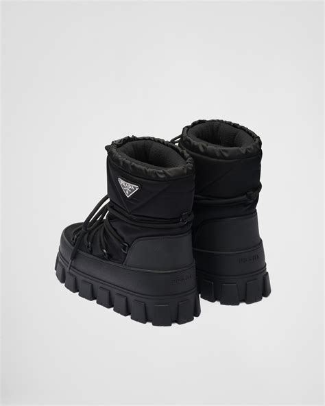 prada ski boots|prada block heel boots.